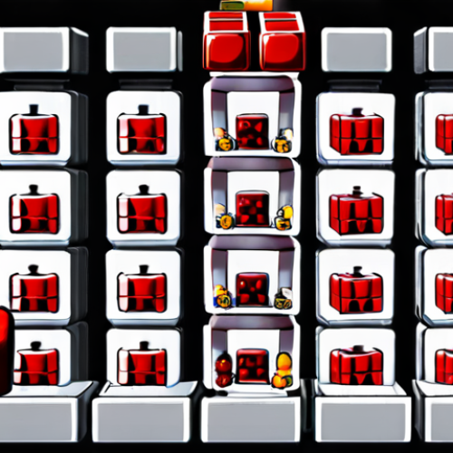 Home 4 ** Cubes in MapleStory: A player contemplating whether using cubes is gambling or strategy. Show various types of cubes like Red Cubes and Black Cubes.
**