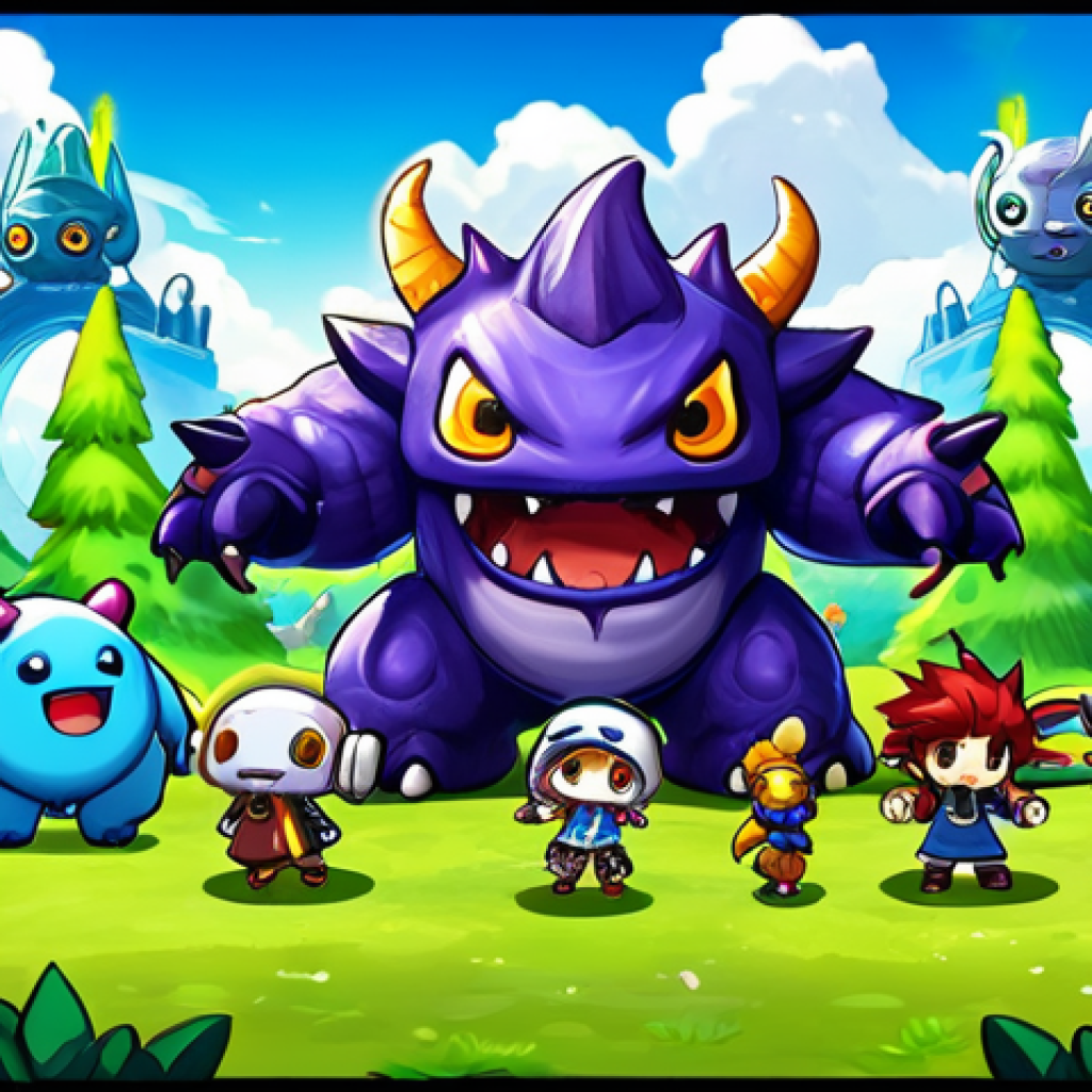 **
"A vibrant MapleStory monster park scene, with a fully clothed character battling various colorful monsters. The background showcases a whimsical, themed park environment. Safe for work, appropriate content, perfect anatomy, natural proportions, professional, family-friendly, well-formed hands, proper finger count, natural body proportions, fully clothed, modest clothing."
**